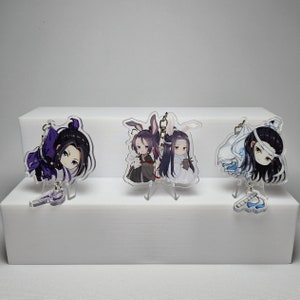 Grandmaster of Demonic Cultivation acrylic keychains - Jiang Cheng, Lan Xichen, Wei Wuxian, Lan Wangji. Pre order.