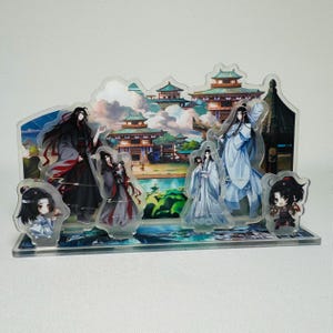 Enchanting Grandmaster of Demonic Cultivation acrylic 3D Diorama, Mo Dao Zu Shi, Wei Wuxian, Lan Wangji