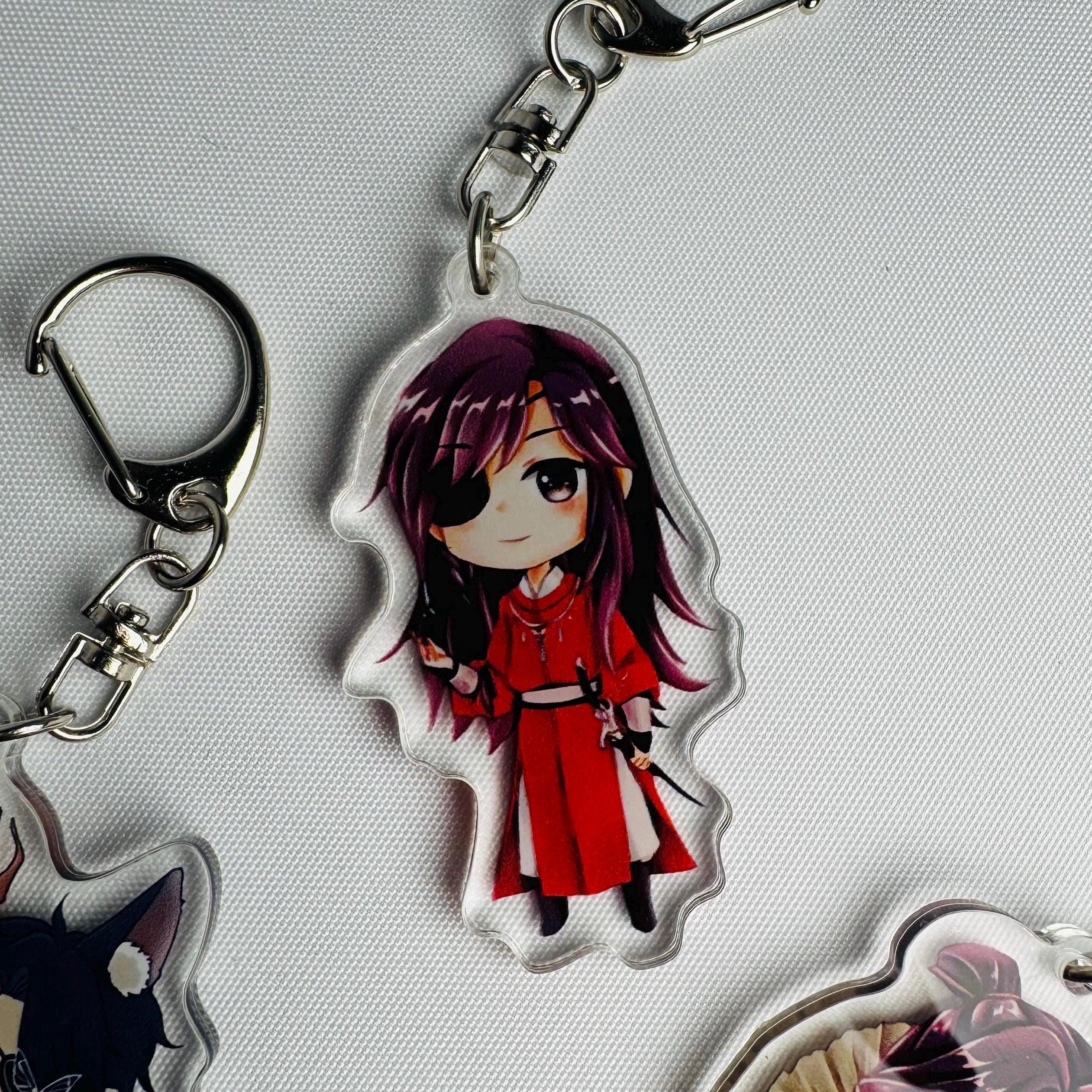 Porte-clés Acrylique Anime Hua Cheng Xie Lian - Figurine Debout, Pendentif Décoratif - Pour Sac, Clés, Cosplay