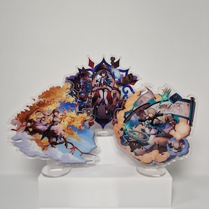 Honkai: Star Rail acrylic stands - Sushang, Qingque, Xueyi. Pre order.