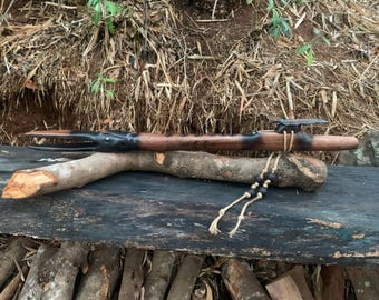 Native American Style Flute Acacia Wood  Birds  series Gm 432  Hz