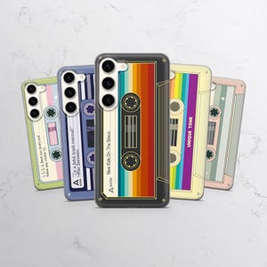Cassette de protection personnalisée pour Samsung Galaxy A16, S25, S24Fe, s23, A15, A14, A55, A54, A25, A35, iPhone 15, 14 Pixel 9, 8Pro