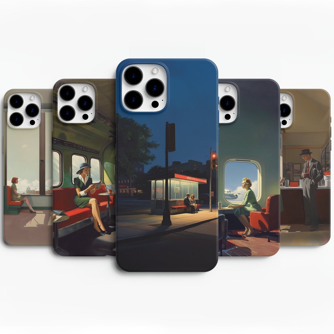 Edward Hopper Phone Case Edward Cover for iPhone 14 13 12 Pro Etsy