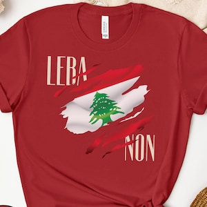 Chemise Liban, T-shirt Soutenir le Liban, T-shirt carte de Beyrouth, Chemise drapeau libanais, Chemise Palestine gratuite, Cadeau femme libanaise, Cadeau militant