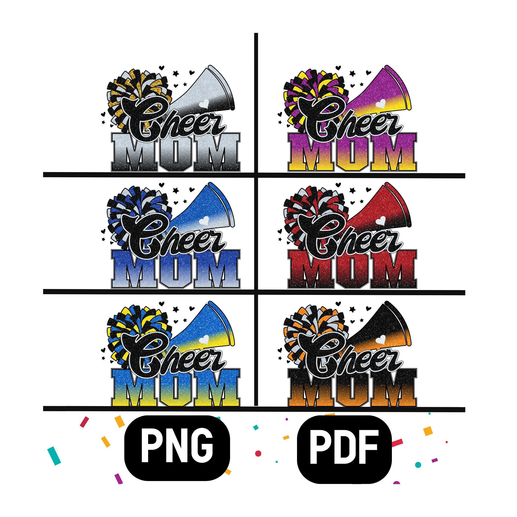 Cheer Mom Png Bundle, Cheer Mom Png, Cheer Coach Png, Cheer Life Png, Cheerleader Png Files, Cheerleader Mom Designs, Cheer Mom Life Pdf