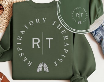 Atemtherapeut-Sweatshirt, Atemtherapie-Pullover, Rt-Crewneck, Geschenk für RT, Pulmologen-Geschenke, NICU-RT-Geschenk, Mitarbeitergeschenk