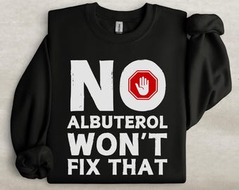 Lustiges Atemtherapeut-Sweatshirt, Atemtherapie Albuterol-Pullover, Rt Rundhalsausschnitt, Geschenk für RT, Pulmologen-Geschenke, NICU-RT-Geschenk