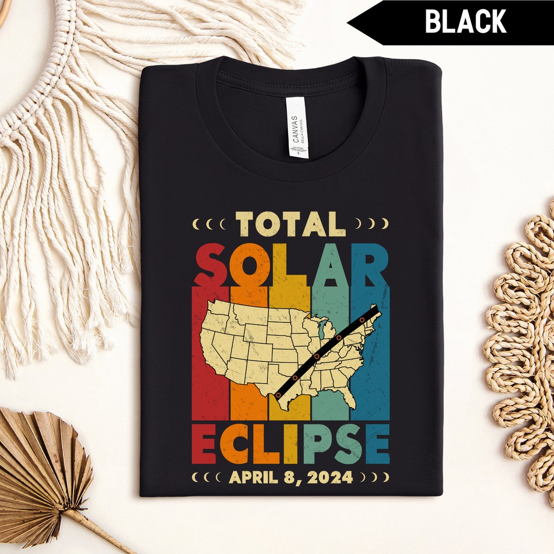 Total Solar Eclipse 2024 Shirt, Eclipse Matching Family Shirts, April ...