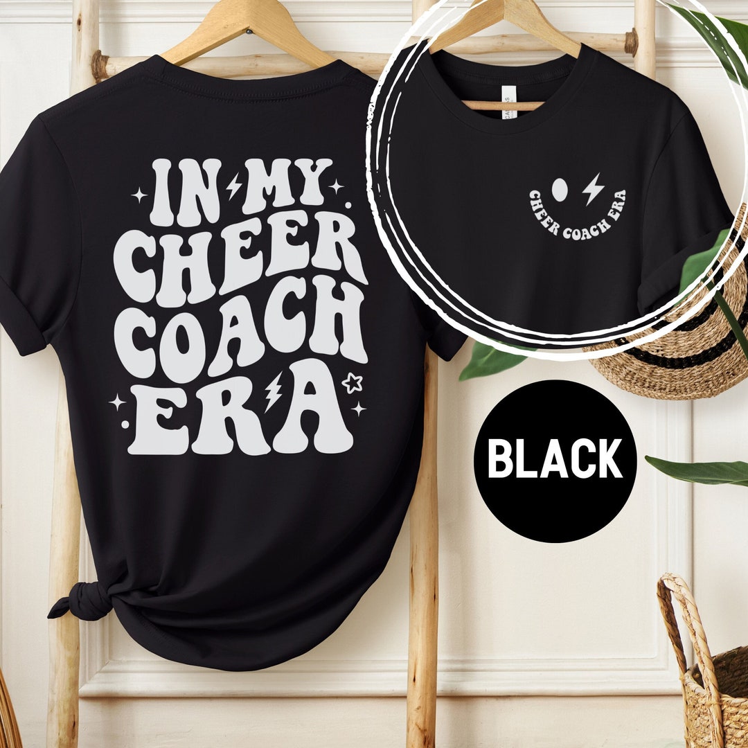 In My Cheer Coach Era Shirt, Cheer Coach Tshirt, Cheerleading Coach