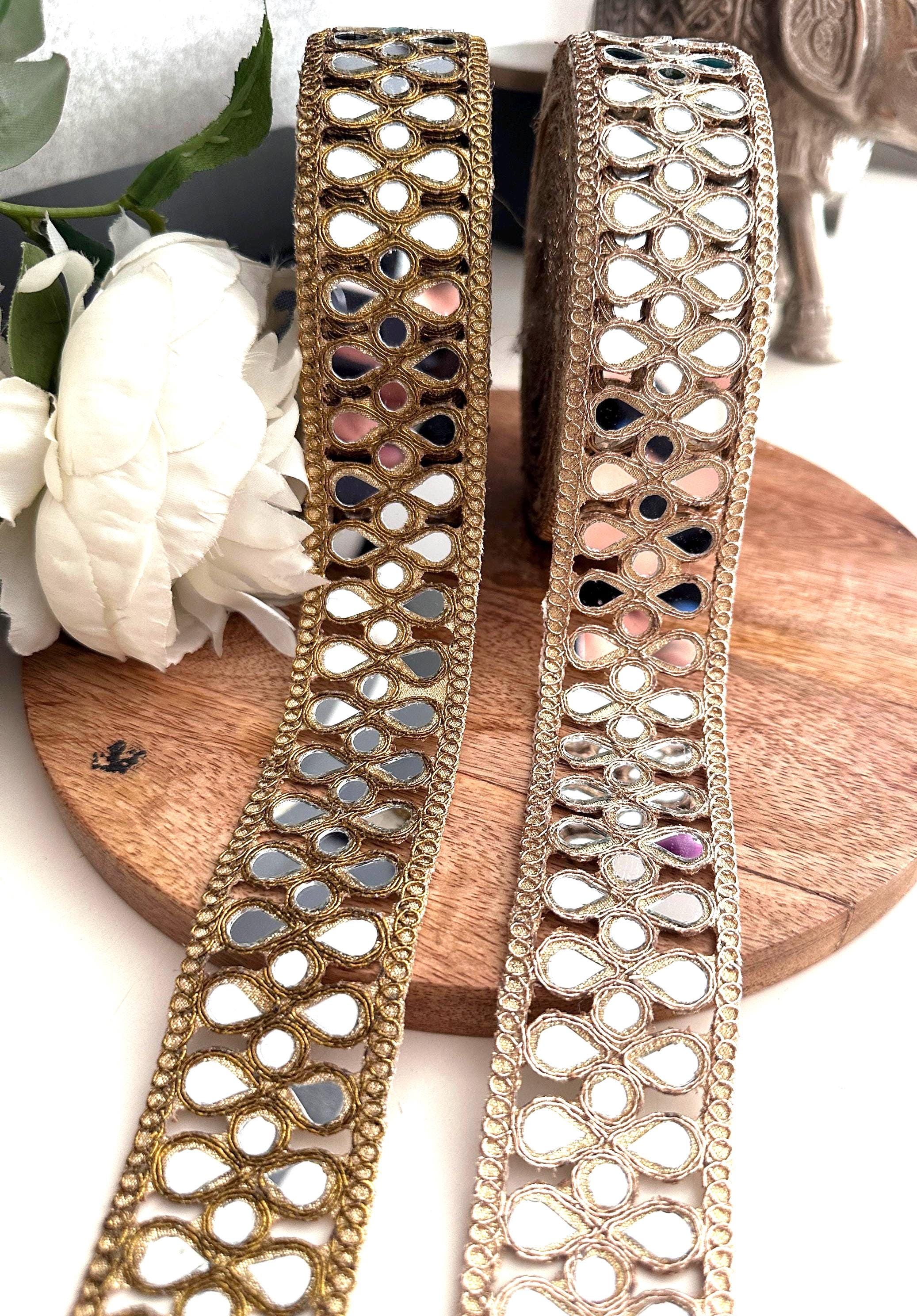 Handmade Boho Mirror Chain Belt Festival Party Sparkly Unique Art Jewelry Vintage Inspired Mirror Belt Hand Embroidered Boho Waist  main image 4