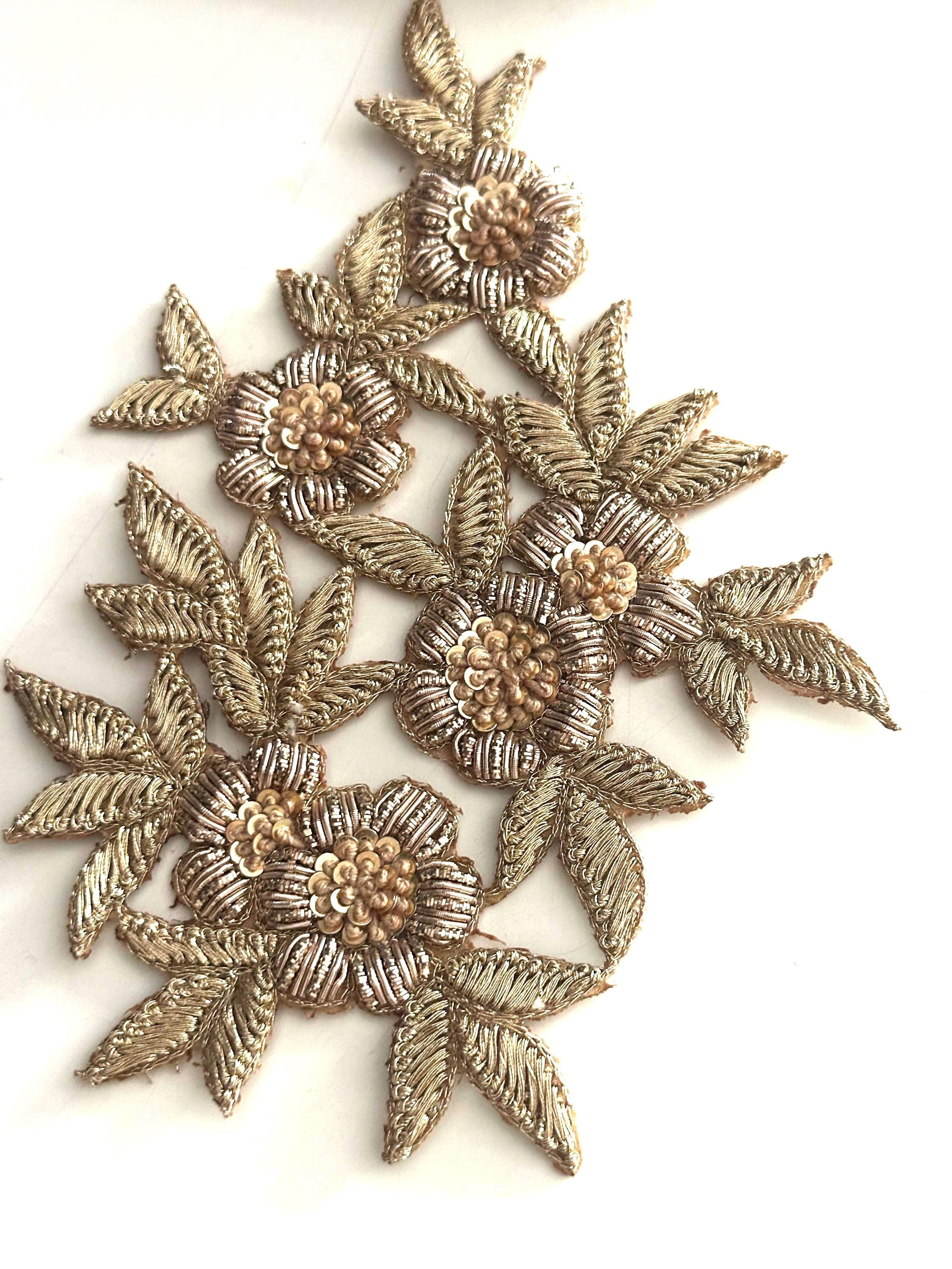 Lotus Flower Iron on Sew on Embroidered Patch Appliqués Badge