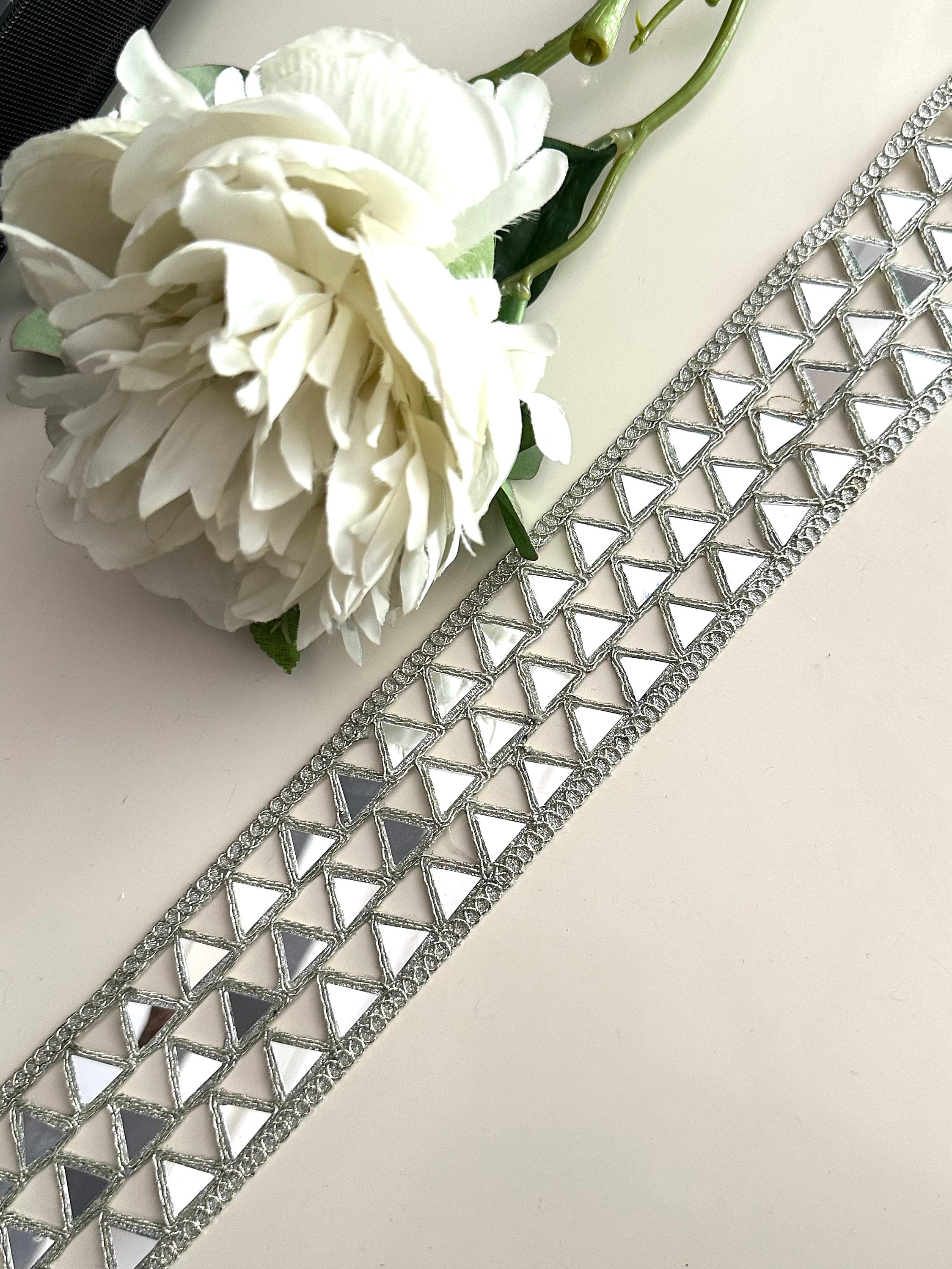 Cintura In Vita Con Strass Da Donna, Regolabile Con Diamanti O-Ring Per Jeans E Abiti, Argentato, Taglia Unica - 3