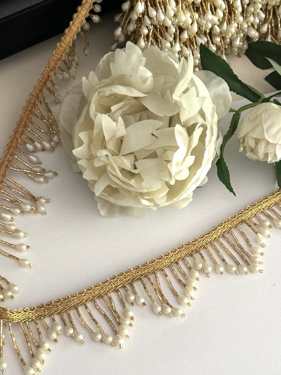 Beautiful Gold & White Beaded 4cm Trim Pearl Decorative Tassel Lace Trim Gold Beaded Trim Beaded Tassel Lace Pearl Beaded Tassel by Yard - Etsy Beautiful Gold & White Beaded 4cm Trim Pearl Decorative Tassel Lace Trim Gold Beaded Trim Beaded Tassel Lace Pearl Beaded Tassel by Yard - Etsy