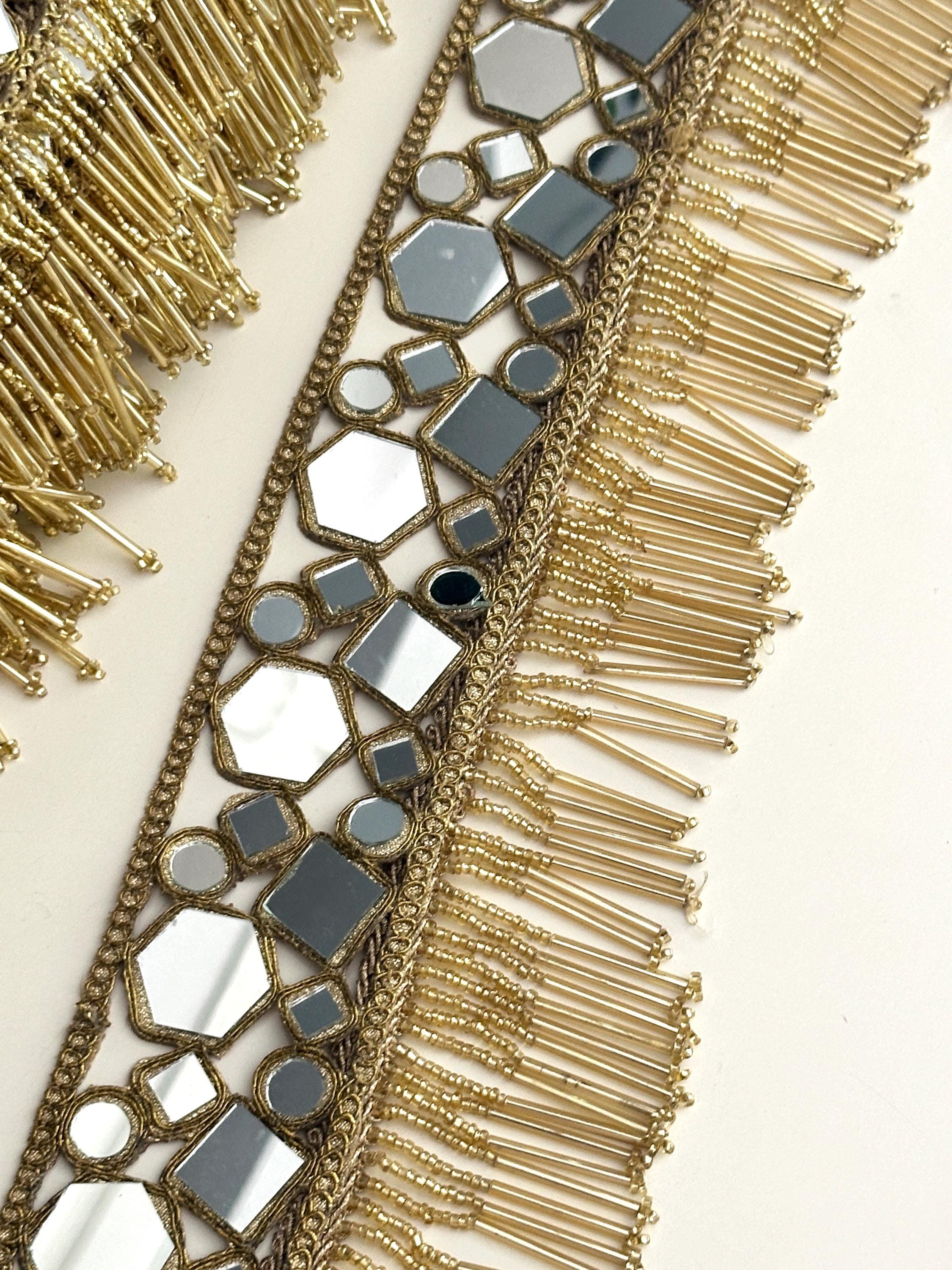 Boho Tassel Waist Band Fringe Belt Mirror Geometric Broad  display picture 2