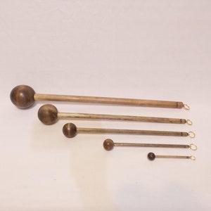 Reproduction Handcrafted mallet gong stick striker / beater, for floor standing Dinner or small table gong 5 sizes available