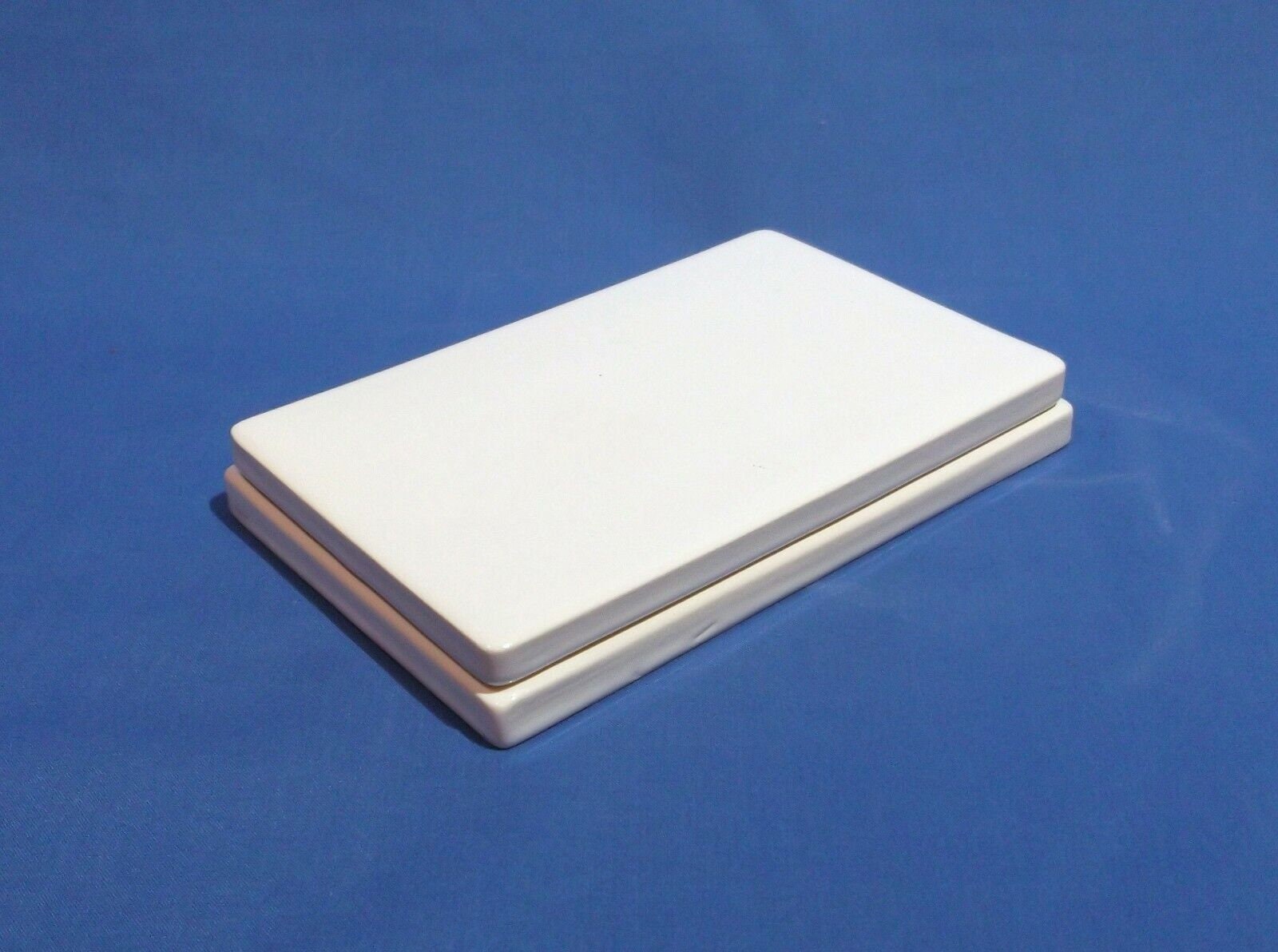 Art Palette WHITE Ceramic Artist Paint Palette With Lid 21 Etsy UK