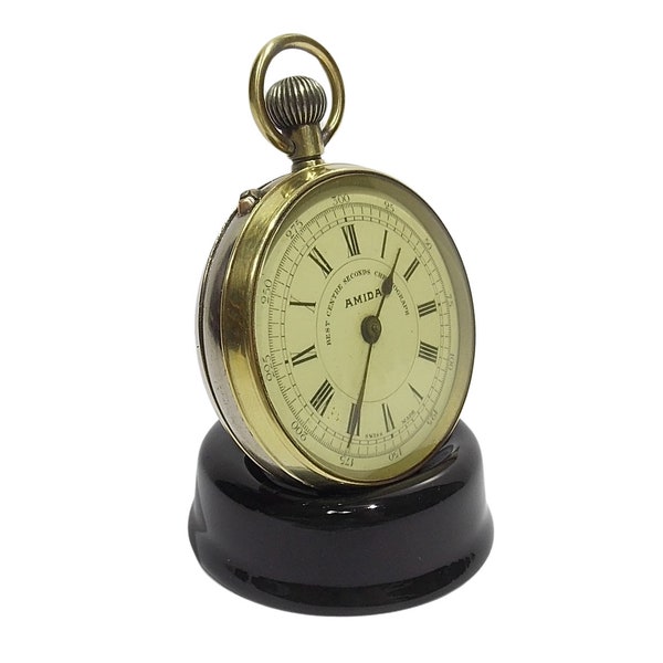 Pocket watch stand single Ceramic Pocket watch stand, holder, display stand choice of 2 colours (Black Glaze or White Glaze see photos)