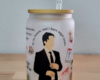 Jar en verre The Vampire Diaries Damon