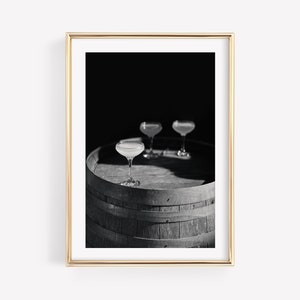 Margarita Cocktail Black and White Print, Digital Download, Margarita | Cocktail Wall Art, B&W photography