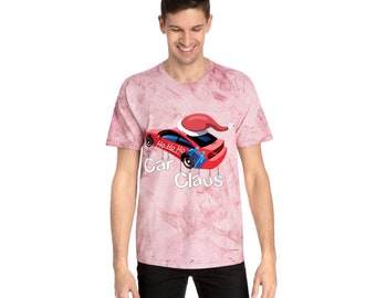 Car Claus Christmas T-Shirt – Unique Color Blast Unisex Tee