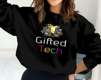 Gifted Tech Mom Shirt: Humorous Geek Apparel
