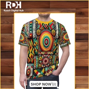 That Melanin Tho T-Shirt - African Print Kente Inspired That Melanin Tho T-Shirt - African Print Kente Inspired