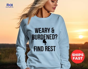 Find Rest in Jesus T-Shirt: Unisex Christian Apparel