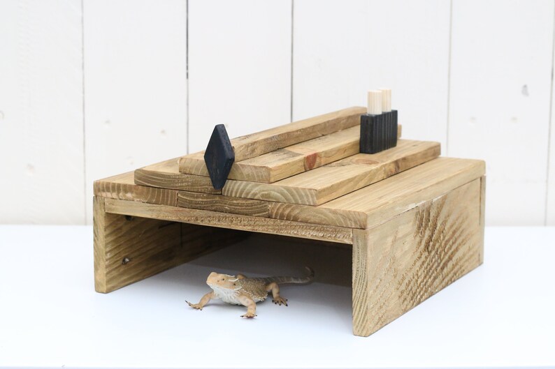 Large Wooden Reptile Hide. Vivarium/terrarium Decoration for Reptiles