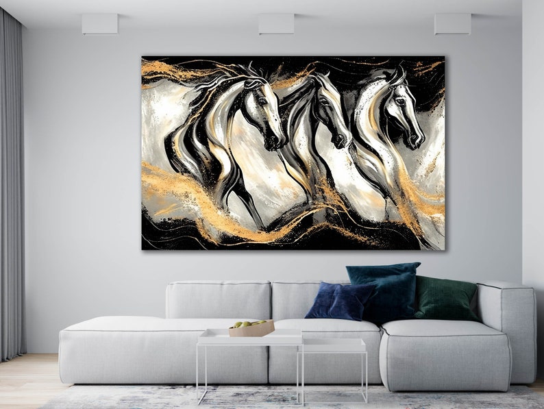 WADORN Wandkunst 'Metallpaar' – Abstrakte Gesichtslinie, 30x24,8 Cm, Für Wohnzimmer & Mehr