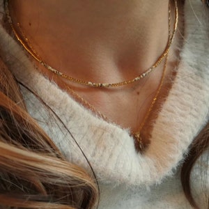 Miyuki choker necklace with or without pendant or double miyuki bracelet minimalist necklace or bracelet for women