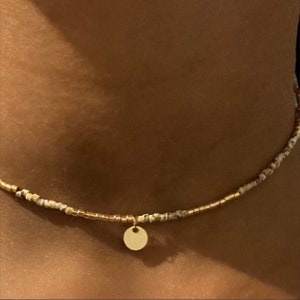 Collier ras de cou miyuki avec ou sans pendentif collier minimaliste pour femme image 5