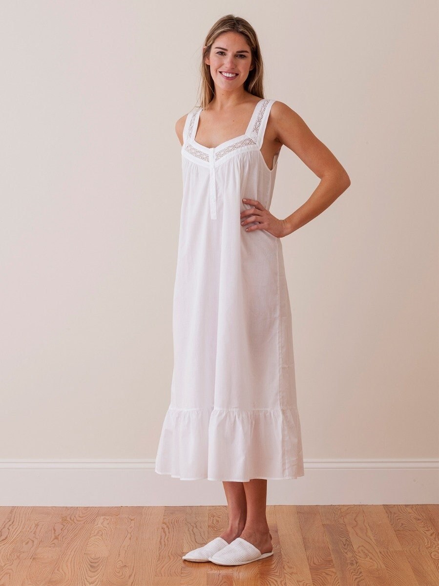 Buy Sleeveless Nightgown Online In India -  India