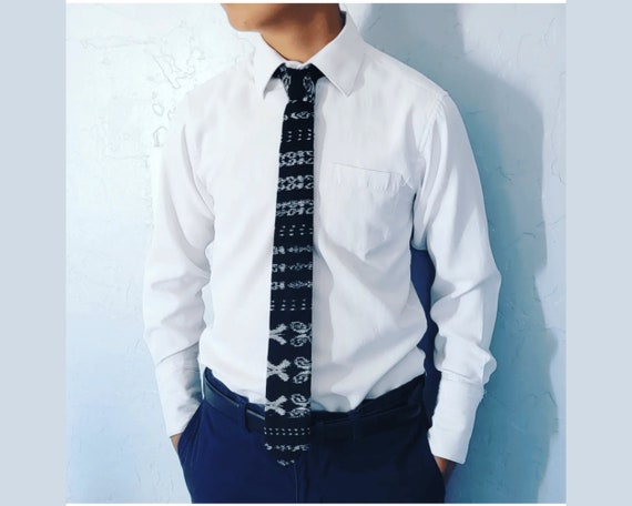 Accessorio Moda Maschile TigerTie Cravatta Stretta - Blu Scuro Royal