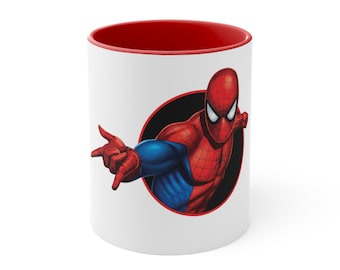 Taza de café de Spiderman