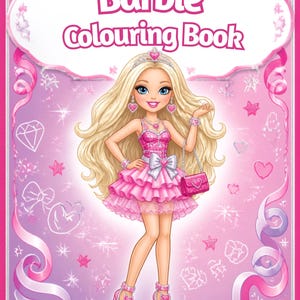 Barbie coloring - Etsy 日本