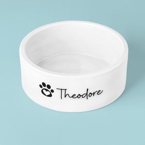 Custom Dog Bowl, Gift for Dog, Customizable Dog Bowl