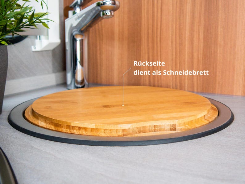 Spülabdeckung mit Schneidebrettfunktion