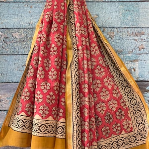Cotton Zari Sarong| Block Print| Pareo| Cotton Boho Scarf| Long Body Wrap| Beach Sarong| Gift for her| Beach Skirt| Summer Scarf| Mother Day