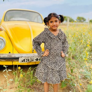 Kids frill frock best sale