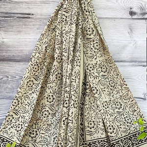 Sarong beach wrap, Indian Hand block print Pareo, Sarong for women, Ladies Scarf, Jaipur Print, Beach Scarf