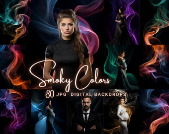 Color Smoke Digital Backdrop Portrait Background Multicolor Digital Photoshop Overlay Photography Backdrop Self Portrait Composition