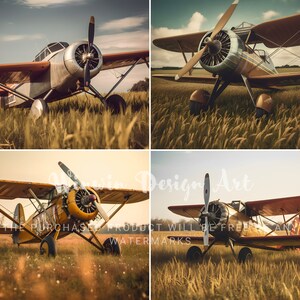 Airplane Digital Backdrop Aeroplane Digital Background Aviation Jet ...