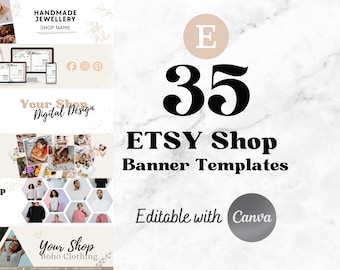 Etsy Banner Templates Neutral Minimalist Editable Etsy Cover Picture Mockup Canva Etsy Shop Picture Etsy Shop Cover Banner Mockup Big Etsy