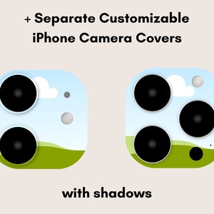 Camera Cover Cases Mockups with Shadows, Protect Camera, iPhone Camera Protect Covers, Camera Cases, Customizable Mockups Canva Templates