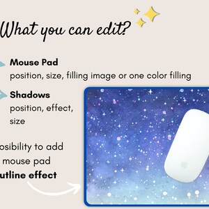 Create your own design with these Mouse Pad Mockups Canva Template, Desktop Mat Canva Frame, Mousepad Sublimation, Custom Desk Mat, Customized Blank Mouse Pad, Large, Round.