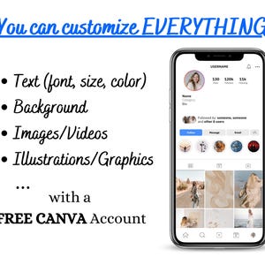 Social Media Mockup Bundle, Facebook Mockup, Instagram Mockup, TikTok Mockup, Profile, Story, Reels, Ads Social Media Mockup Templates, Editable with Canva, Social Media Mockup Canva Template