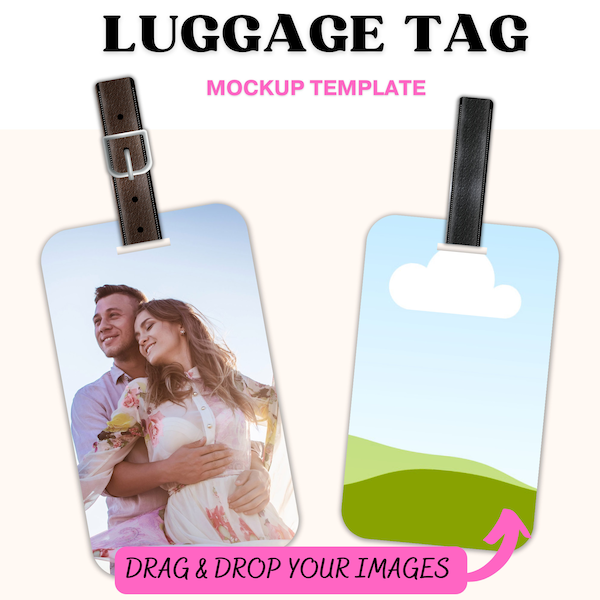 Luggage Tags Personalized Sublimation Etsy Canada