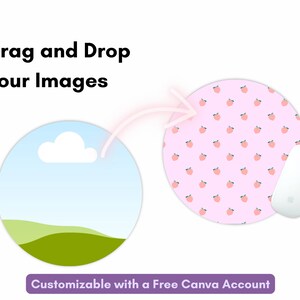 Create your own design with these Mouse Pad Mockups Canva Template, Desktop Mat Canva Frame, Mousepad Sublimation, Custom Desk Mat, Customized Blank Mouse Pad, Large, Round. Drag and Drop your image, with free Canva Account