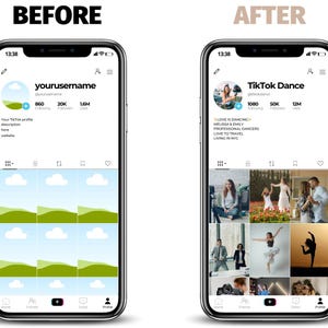 drag and drop Social Media Mockup Bundle, Facebook Mockup, Instagram Mockup, TikTok Mockup, Profile, Story, Reels, Ads Social Media Mockup Templates, Editable with Canva, Social Media Mockup Canva Template