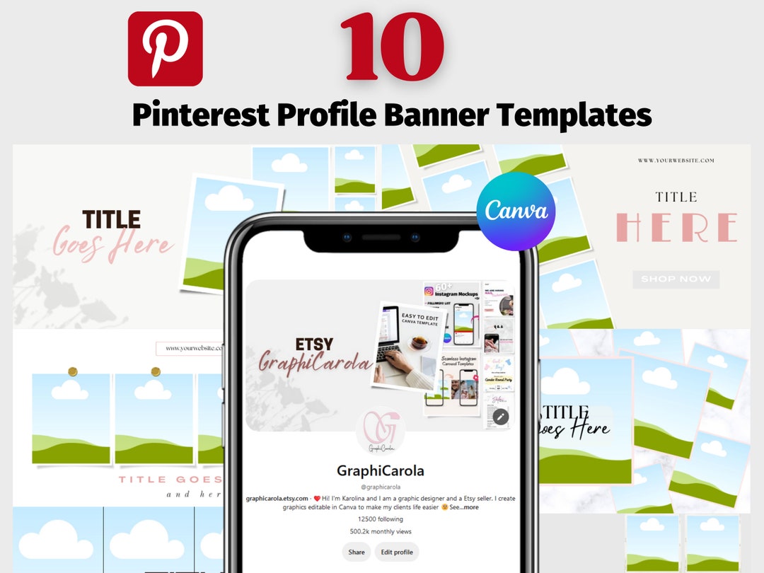 10 Pinterest Banner Templates Canva Pinterest Header Pinterest Cover